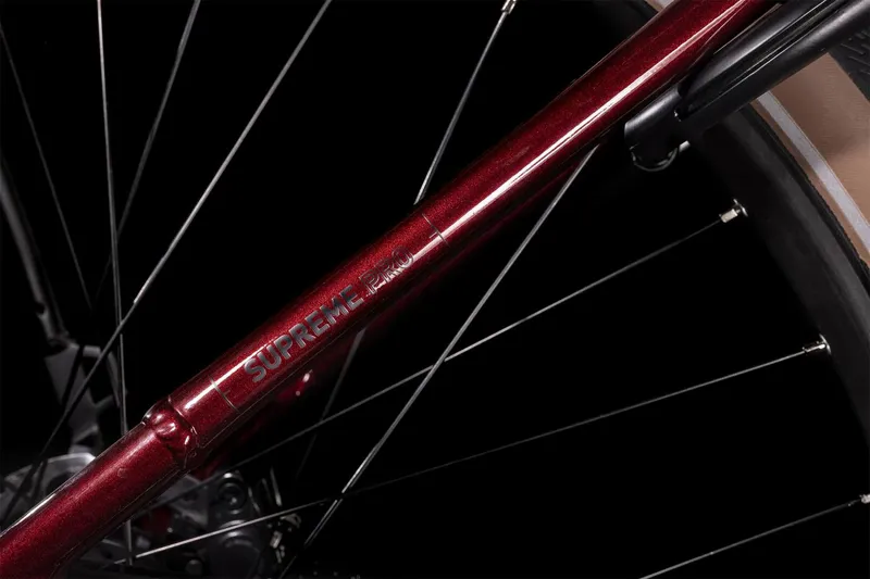 Cube Supreme Hybrid Pro 500 Easy Entry Electric bike 2022 Red/Black-1